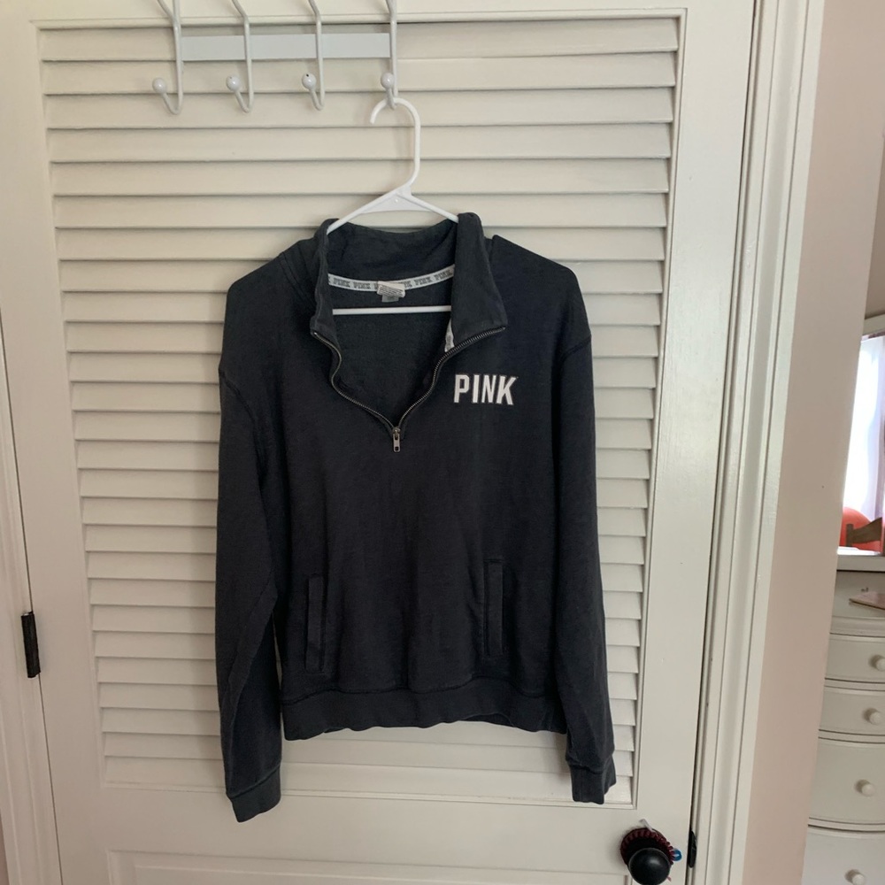 Victoria secret pink quarter zip hoodie